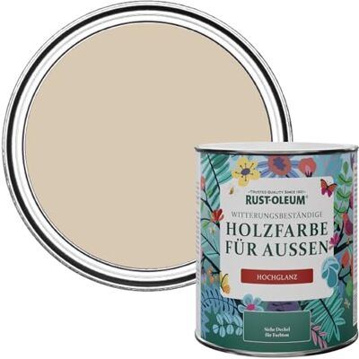 Rust-Oleum Gartenfarbe, schimmelresistent, hochglanz, 750 ml, Warmer Ton Rust-Oleum Gartenfarbe, schimmelresistent, hochglanz, 750 ml, Warmer Ton