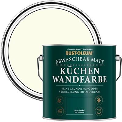 Rust-Oleum abwaschbare matte, geruchsarme beige Küchenwandfarbe Butterkeks 2,5 Litres Rust-Oleum abwaschbare matte, geruchsarme beige Küchenwandfarbe Butterkeks 2,5 Litres