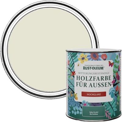 Rust-Oleum Gartenfarbe, schimmelresistent, hochglanz, 750 ml, Auster Rust-Oleum Gartenfarbe, schimmelresistent, hochglanz, 750 ml, Auster