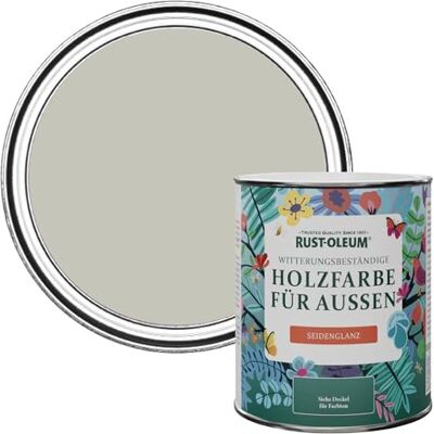 Rust-Oleum Holzfarbe Für Aussen, Wetterschutz, Seidenglanz, 750 ml, Nebel Rust-Oleum Holzfarbe Für Aussen, Wetterschutz, Seidenglanz, 750 ml, Nebel