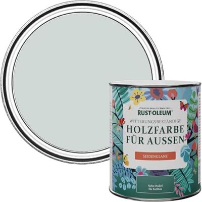 Rust-Oleum Holzfarbe Für Aussen, Wetterschutz, Seidenglanz, 750 ml, Taubengrau Rust-Oleum Holzfarbe Für Aussen, Wetterschutz, Seidenglanz, 750 ml, Taubengrau