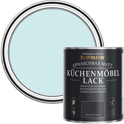 Rust-Oleum abwaschbare Küchenschrankfarbe in hellblau mit Matt Finish Eukalyptus 750ML Rust-Oleum abwaschbare Küchenschrankfarbe in hellblau mit Matt Finish Eukalyptus 750ML