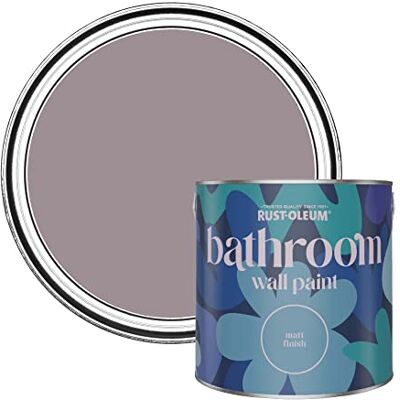 Rust-Oleum lila feuchtigkeitsresistente Badezimmerwandfarbe Matt Finish Flieder Wein 2,5 litres Rust-Oleum lila feuchtigkeitsresistente Badezimmerwandfarbe Matt Finish Flieder Wein 2,5 litres