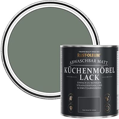 Rust-Oleum abwaschbare Küchenschrankfarbe in dunkelgrün mit Matt Finish Gelassenheit 750ML Rust-Oleum abwaschbare Küchenschrankfarbe in dunkelgrün mit Matt Finish Gelassenheit 750ML