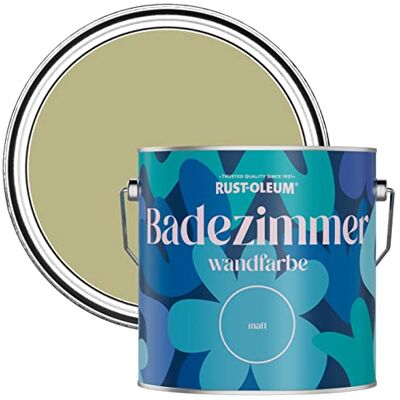 Rust-Oleum grün feuchtigkeitsresistente Badezimmerwandfarbe Matt Finish Salbei Grün 2,5 litres Rust-Oleum grün feuchtigkeitsresistente Badezimmerwandfarbe Matt Finish Salbei Grün 2,5 litres