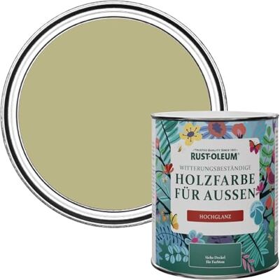 Rust-Oleum Gartenfarbe, schimmelresistent, hochglanz, 750 ml, Salbei Grün Rust-Oleum Gartenfarbe, schimmelresistent, hochglanz, 750 ml, Salbei Grün