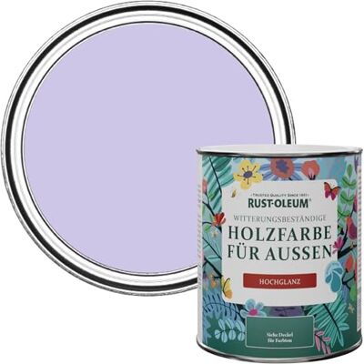 Rust-Oleum Holzfarbe Für Aussen, Wetterschutz, hochglanz, 750 ml, Macaron Rust-Oleum Holzfarbe Für Aussen, Wetterschutz, hochglanz, 750 ml, Macaron