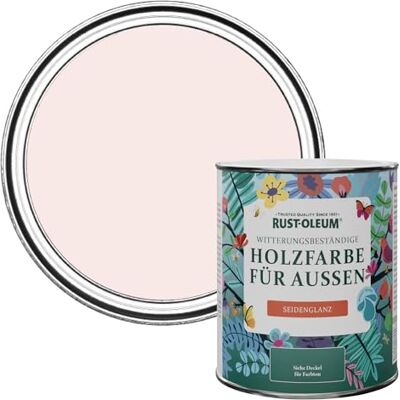 Rust-Oleum Holzfarbe Für Aussen, Wetterschutz, Seidenglanz, 750 ml, Porzellan Rosa Rust-Oleum Holzfarbe Für Aussen, Wetterschutz, Seidenglanz, 750 ml, Porzellan Rosa