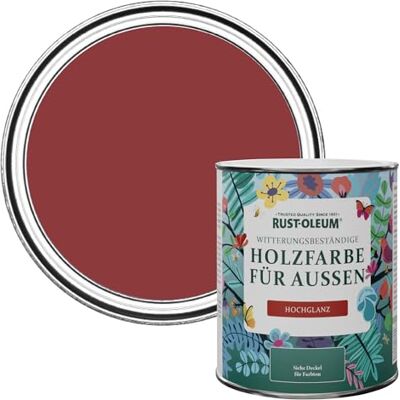 Rust-Oleum Gartenfarbe, schimmelresistent, hochglanz, 750 ml, Bordeaux Rust-Oleum Gartenfarbe, schimmelresistent, hochglanz, 750 ml, Bordeaux