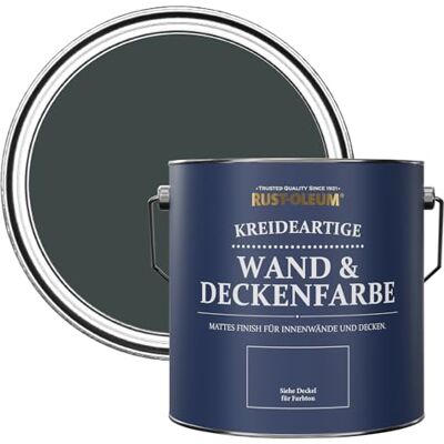 Rust-Oleum Wand- und Deckenfarbe in Kreide Finish -Schwarzer Sand 2.5L Rust-Oleum Wand- und Deckenfarbe in Kreide Finish -Schwarzer Sand 2.5L