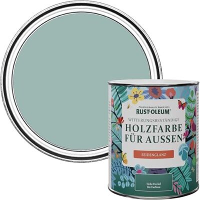 Rust-Oleum Holzfarbe Für Aussen, Wetterschutz, Seidenglanz, 750 ml, Marineblau Rust-Oleum Holzfarbe Für Aussen, Wetterschutz, Seidenglanz, 750 ml, Marineblau