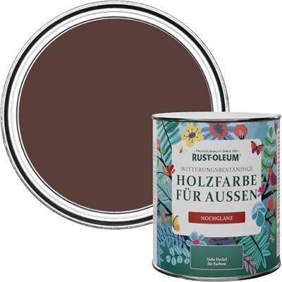 Rust-Oleum Holzfarbe Für Aussen, Wetterschutz, hochglanz, 750 ml, Valentina Rust-Oleum Holzfarbe Für Aussen, Wetterschutz, hochglanz, 750 ml, Valentina