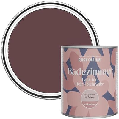 Rust-Oleum Purple Moisture Resistant Bathroom Wood and Cabinet Paint in Satin Finish Mulberry Street 750ml Rust-Oleum Purple Moisture Resistant Bathroom Wood and Cabinet Paint in Satin Finish Mulberry Street 750ml