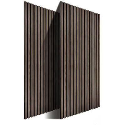 Relaxdays Akustikpaneele, 2er Set, 120 x 60 cm, Schalldämmung & Wandverkleidung, Eiche Furnier, Wandpaneele, dunkelbraun Relaxdays Akustikpaneele, 2er Set, 120 x 60 cm, Schalldämmung & Wandverkleidung, Eiche Furnier, Wandpaneele, dunkelbraun