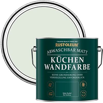 Rust-Oleum abwaschbare matte, geruchsarme grün Küchenwandfarbe Salbei-Nebel 2,5 Litres Rust-Oleum abwaschbare matte, geruchsarme grün Küchenwandfarbe Salbei-Nebel 2,5 Litres