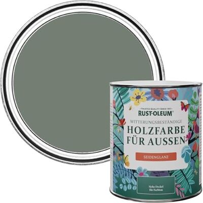 Rust-Oleum Holzfarbe Für Aussen, Wetterschutz, Seidenglanz, 750 ml, Gelassenheit Rust-Oleum Holzfarbe Für Aussen, Wetterschutz, Seidenglanz, 750 ml, Gelassenheit