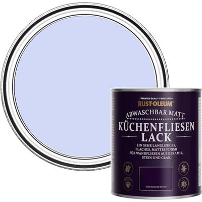 Rust-Oleum abwaschbare Küchenschrankfarbe in lila mit Matt Finish Meerjungfrau 750ML Rust-Oleum abwaschbare Küchenschrankfarbe in lila mit Matt Finish Meerjungfrau 750ML