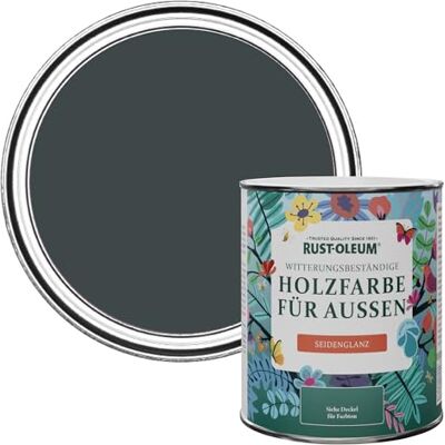 Rust-Oleum Holzfarbe Für Aussen, Wetterschutz, Seidenglanz, 750 ml, Petrol Rust-Oleum Holzfarbe Für Aussen, Wetterschutz, Seidenglanz, 750 ml, Petrol