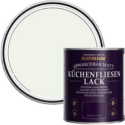 Rust-Oleum abwaschbare Küchenfliesenlack in weiß mit Matt Finish Milchschaum 750ML Rust-Oleum abwaschbare Küchenfliesenlack in weiß mit Matt Finish Milchschaum 750ML
