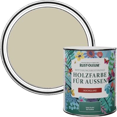Rust-Oleum Gartenfarbe, schimmelresistent, hochglanz, 750 ml, Silberner Salbei Rust-Oleum Gartenfarbe, schimmelresistent, hochglanz, 750 ml, Silberner Salbei