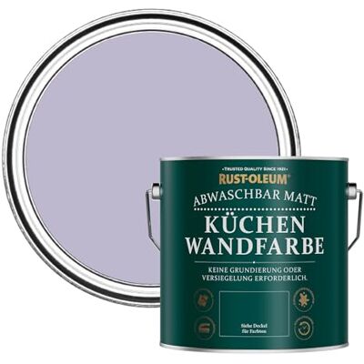 Rust-Oleum abwaschbare matte, geruchsarme lila Küchenwandfarbe Blauregen 2,5 Litres Rust-Oleum abwaschbare matte, geruchsarme lila Küchenwandfarbe Blauregen 2,5 Litres