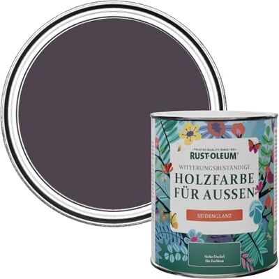 Rust-Oleum Holzfarbe Für Aussen, Wetterschutz, Seidenglanz, 750 ml, Traubensaft Rust-Oleum Holzfarbe Für Aussen, Wetterschutz, Seidenglanz, 750 ml, Traubensaft