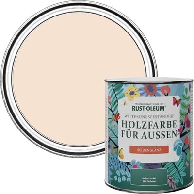 Rust-Oleum Holzfarbe Für Aussen, Wetterschutz, Seidenglanz, 750 ml, Melrose Rust-Oleum Holzfarbe Für Aussen, Wetterschutz, Seidenglanz, 750 ml, Melrose
