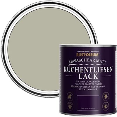 Rust-Oleum abwaschbare Küchenfliesenlack in braun mit Matt Finish Treibholz 750ML Rust-Oleum abwaschbare Küchenfliesenlack in braun mit Matt Finish Treibholz 750ML