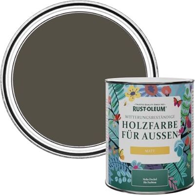 Rust-Oleum Holzfarbe Für Aussen, Wetterschutz, Matt, 750 ml, Erdbraun Rust-Oleum Holzfarbe Für Aussen, Wetterschutz, Matt, 750 ml, Erdbraun