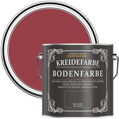 Rust-Oleum rot strapazierfähige, kratzfeste Bodenfarbe für Holz und Beton Soho 2,5 Litres Rust-Oleum rot strapazierfähige, kratzfeste Bodenfarbe für Holz und Beton Soho 2,5 Litres