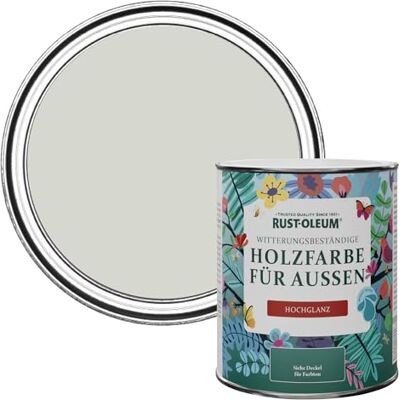 Rust-Oleum Gartenfarbe, schimmelresistent, hochglanz, 750 ml, Winter-Grau Rust-Oleum Gartenfarbe, schimmelresistent, hochglanz, 750 ml, Winter-Grau