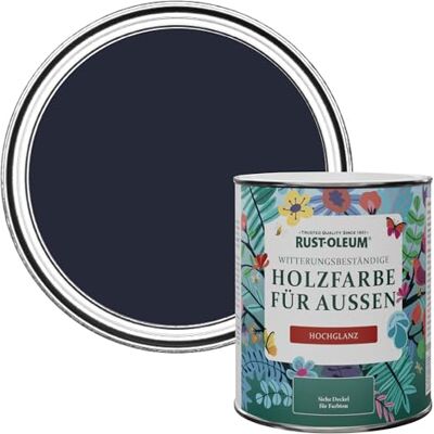 Rust-Oleum Holzfarbe Für Aussen, Wetterschutz, hochglanz, 750 ml, Odyssee Rust-Oleum Holzfarbe Für Aussen, Wetterschutz, hochglanz, 750 ml, Odyssee