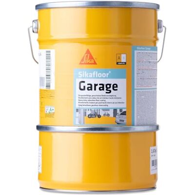 SIKA – Epoxidharz Bodenbeschichtung – floor Garage Kieselgrau (RAL7032) – Für Garagen, Keller, Hobbyräume – Beständig – 6 kg SIKA – Epoxidharz Bodenbeschichtung – floor Garage Kieselgrau (RAL7032) – Für Garagen, Keller, Hobbyräume – Beständig – 6 kg