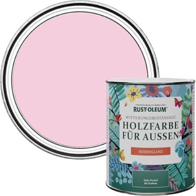 Rust-Oleum Holzfarbe Für Aussen, Wetterschutz, Seidenglanz, 750 ml, Süßer Traum Rust-Oleum Holzfarbe Für Aussen, Wetterschutz, Seidenglanz, 750 ml, Süßer Traum
