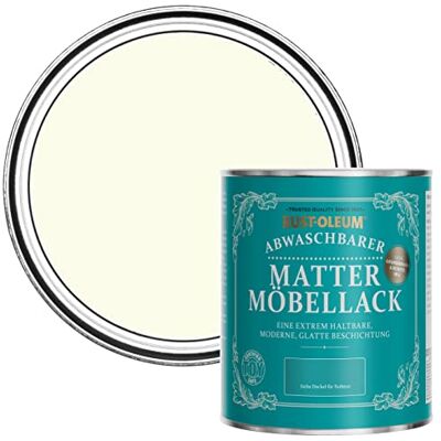 Rust-Oleum beige Möbelfarbe mit Matt-Finish, geruchsarm und wasserbasiert für Innenholz Butterkeks 750ML Rust-Oleum beige Möbelfarbe mit Matt-Finish, geruchsarm und wasserbasiert für Innenholz Butterkeks 750ML