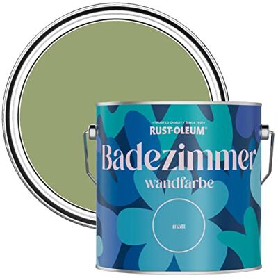Rust-Oleum grün feuchtigkeitsresistente Badezimmerwandfarbe Matt Finish Laubgrün 2,5 litres Rust-Oleum grün feuchtigkeitsresistente Badezimmerwandfarbe Matt Finish Laubgrün 2,5 litres