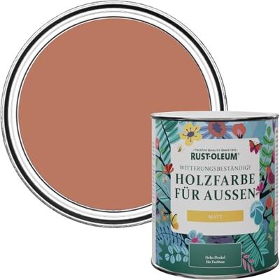 Rust-Oleum Holzfarbe Für Aussen, Wetterschutz, Matt, 750 ml, Siena Rust-Oleum Holzfarbe Für Aussen, Wetterschutz, Matt, 750 ml, Siena