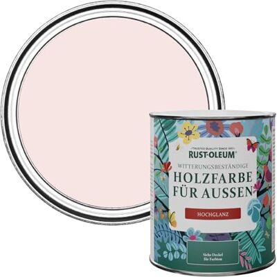 Rust-Oleum Holzfarbe Für Aussen, Wetterschutz, hochglanz, 750 ml, Erdbeer-Vanille Rust-Oleum Holzfarbe Für Aussen, Wetterschutz, hochglanz, 750 ml, Erdbeer-Vanille