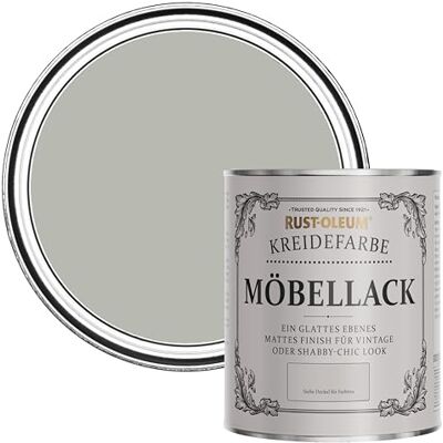 Rust-Oleum Shabby Chic grau Vintage Kreidefarbe für Möbel, wasserbasiert, geruchsarm Grauer Baum 750ML Rust-Oleum Shabby Chic grau Vintage Kreidefarbe für Möbel, wasserbasiert, geruchsarm Grauer Baum 750ML