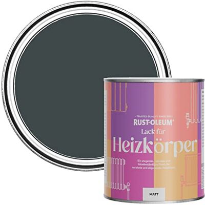 Rust-Oleum , schwarz Heizkörperfarbe, hitzebeständig, geruchsarm in Matt Finish Schwarzer Sand 750ML Rust-Oleum , schwarz Heizkörperfarbe, hitzebeständig, geruchsarm in Matt Finish Schwarzer Sand 750ML