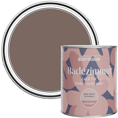 Rust-Oleum Brown Moisture Resistant Bathroom Wood and Cabinet Paint in Satin Finish Rivers Edge 750ml Rust-Oleum Brown Moisture Resistant Bathroom Wood and Cabinet Paint in Satin Finish Rivers Edge 750ml