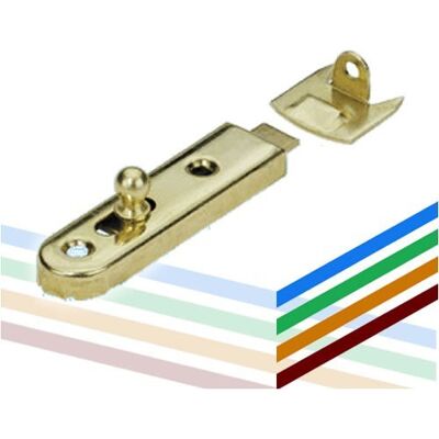 Hettich Möbelriegel gerade, vermessingt, Maße 70 mm, 2 Stück, Artikelnr. 372 … Hettich Möbelriegel gerade, vermessingt, Maße 70 mm, 2 Stück, Artikelnr. 372 …