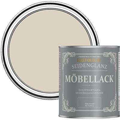 Rust-Oleum beige Möbelfarbe mit Seidenglanz-Finish, geruchsarm und wasserbasiert für Innenholz Jute 750ML Rust-Oleum beige Möbelfarbe mit Seidenglanz-Finish, geruchsarm und wasserbasiert für Innenholz Jute 750ML