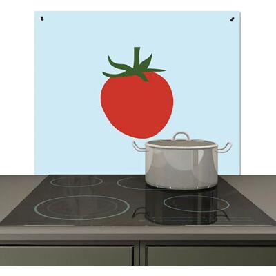 KitchenYeah © Spritzschutz Herd Küchenrückwand Vinyl Küchendeko Wand 60x52 cm Wandverkleidung, Herdabdeckplatten Rot Tomate Gemüse KitchenYeah © Spritzschutz Herd Küchenrückwand Vinyl Küchendeko Wand 60x52 cm Wandverkleidung, Herdabdeckplatten Rot Tomate Gemüse