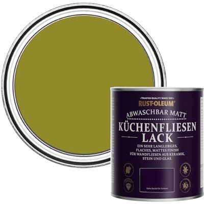 Rust-Oleum abwaschbare Küchenfliesenlack in grün mit Matt Finish Olive 750ML Rust-Oleum abwaschbare Küchenfliesenlack in grün mit Matt Finish Olive 750ML