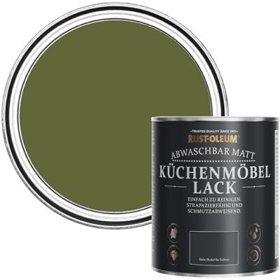Rust-Oleum abwaschbare Küchenschrankfarbe in grün mit Matt Finish Jasper 750ML Rust-Oleum abwaschbare Küchenschrankfarbe in grün mit Matt Finish Jasper 750ML