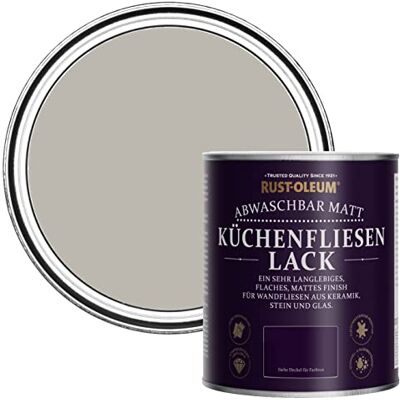 Rust-Oleum abwaschbare Küchenfliesenlack in grau mit Matt Finish Gorthleckstein 750ML Rust-Oleum abwaschbare Küchenfliesenlack in grau mit Matt Finish Gorthleckstein 750ML