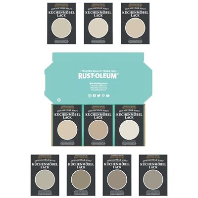 Rust-Oleum Küchenschränke Testerbox Ruhige Neutraltöne Matt Rust-Oleum Küchenschränke Testerbox Ruhige Neutraltöne Matt