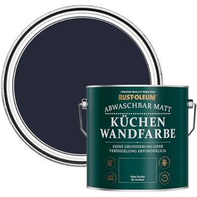 Rust-Oleum abwaschbare matte, geruchsarme blau Küchenwandfarbe Odyssee 2,5 Litres Rust-Oleum abwaschbare matte, geruchsarme blau Küchenwandfarbe Odyssee 2,5 Litres
