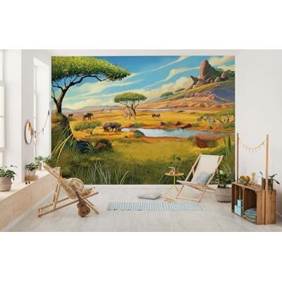 KOMAR Disney Der Lion King Savanna Tapete - Wandbeklebung KOMAR Disney Der Lion King Savanna Tapete - Wandbeklebung